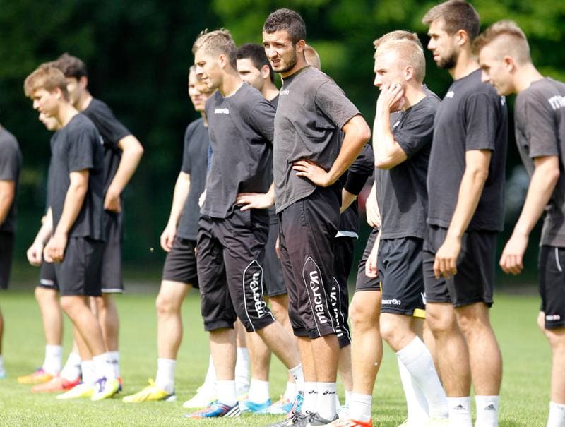 Football. GKS Katowice. Training. 25.01.2015
