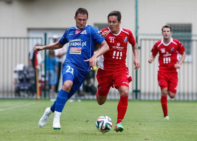 Football. Friendly Match. FC Banik Ostrava - Podbeskidzie Bielsko Biala. 02.07.2014