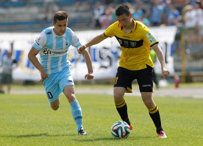 Football. I Liga. Stomil Olsztyn - GKS Katowice. 25.05.2014