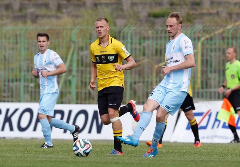 Football. I Liga. Stomil Olsztyn - GKS Katowice. 25.05.2014