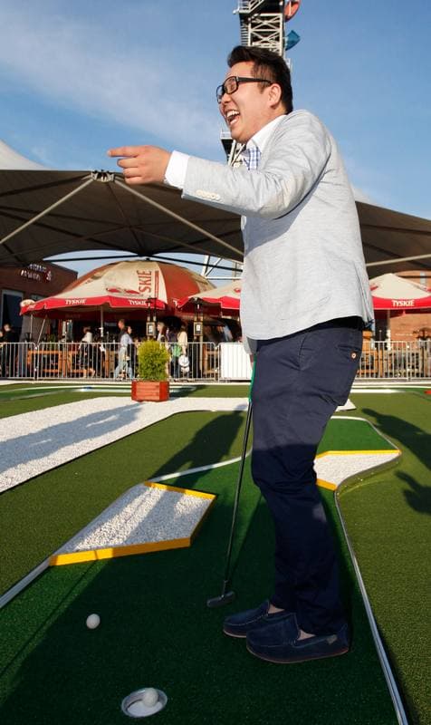 Golf. Pole Mini Golf. VIP Garden Party. 11.07.2014