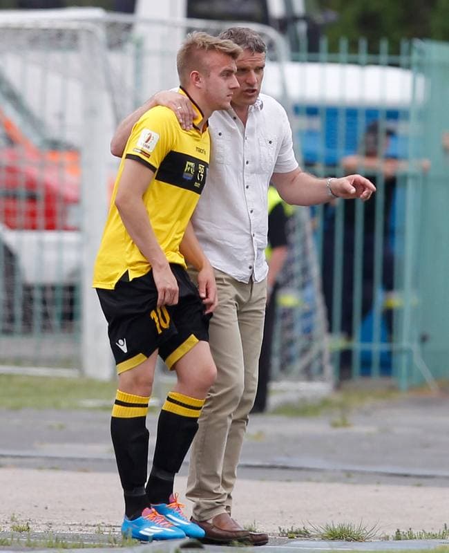 Football. I Liga. Stomil Olsztyn - GKS Katowice. 25.05.2014
