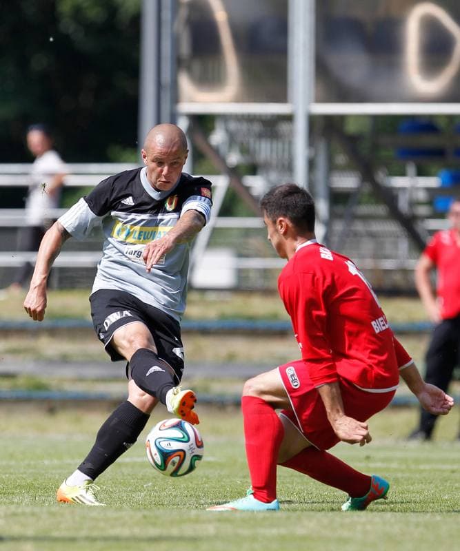 Football. Friendly Match. Korona Kielce - BKS Stal Bielsko Biala. 28.06.2014