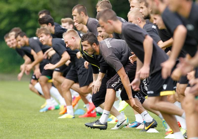 Football. GKS Katowice. Training. 25.01.2015