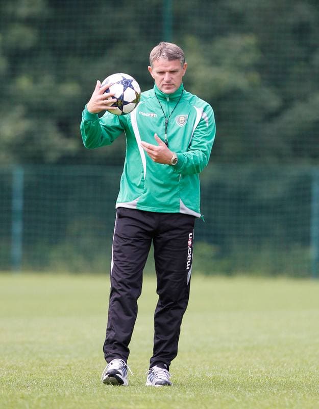Football. GKS Katowice. Training. 25.01.2015