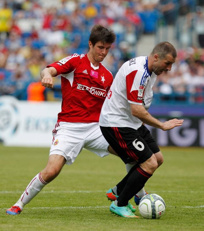 Football. T-Mobile Ekstraklasa. Wisla Krakow - Gornik Zabrze. 24.05.2014