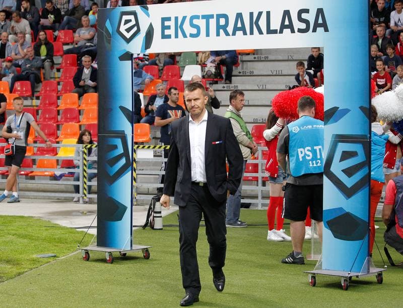 Football. T-Mobile Ekstraklasa. Podbeskidzie Bielsko Biala - Zaglebie Lubin. 27.05.2014