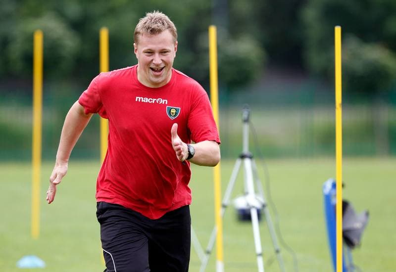 Football. GKS Katowice. Training. 25.01.2015