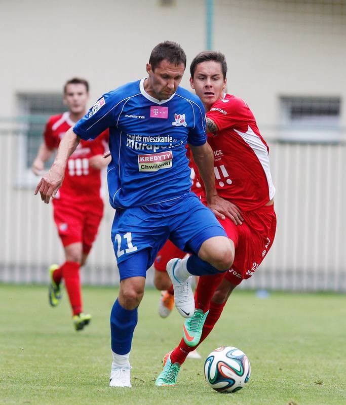 Football. Friendly Match. FC Banik Ostrava - Podbeskidzie Bielsko Biala. 02.07.2014
