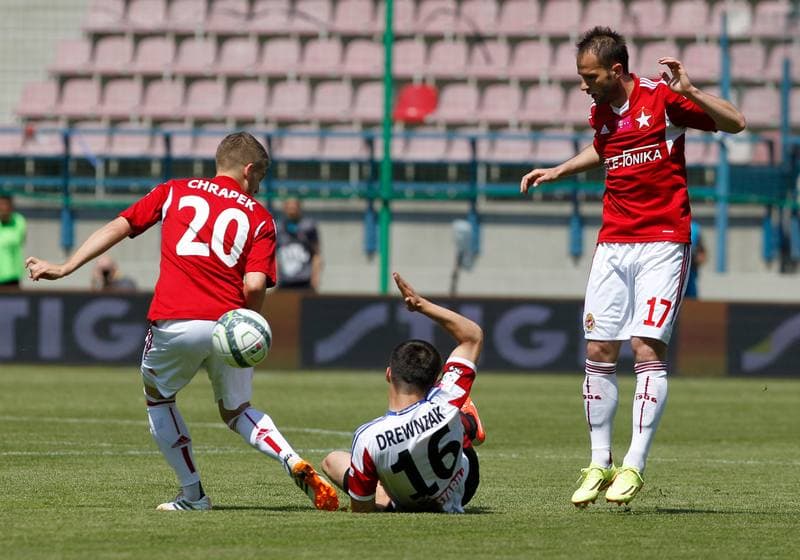 Football. T-Mobile Ekstraklasa. Wisla Krakow - Gornik Zabrze. 24.05.2014