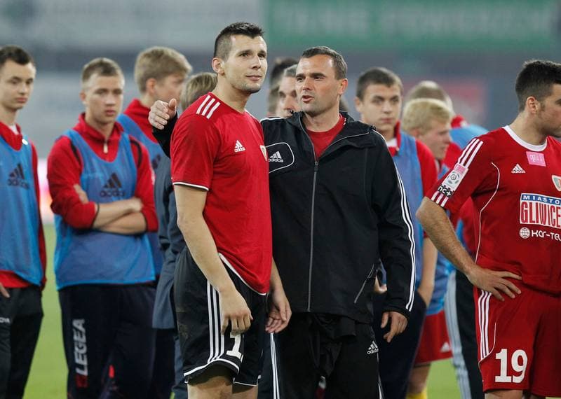 Football. T-Mobile Ekstraklasa. Piast Gliwice - Podbeskidzie Bielsko Biala. 31.05.2014
