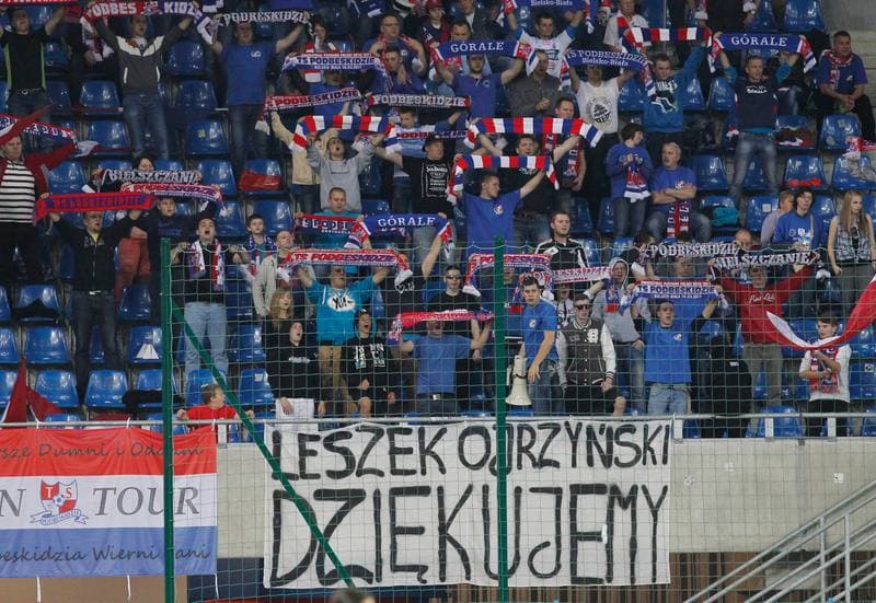 Football. T-Mobile Ekstraklasa. Piast Gliwice - Podbeskidzie Bielsko Biala. 31.05.2014