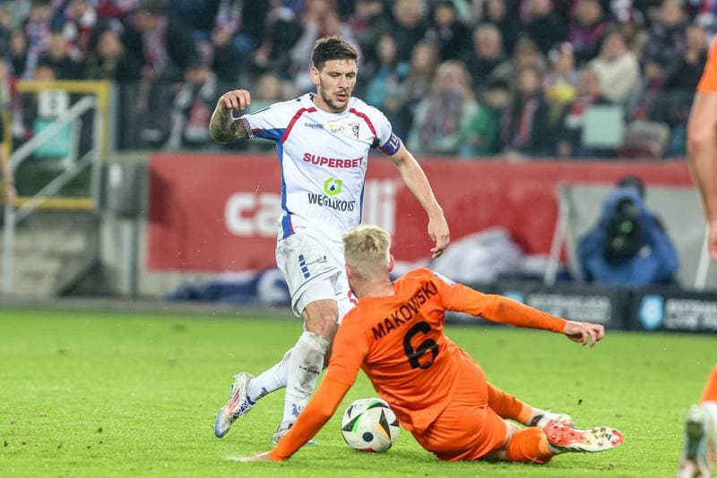 Football. PKO BP Ekstraklasa. Gornik Zabrze - Zaglebie Lubin. 05.10.2024
