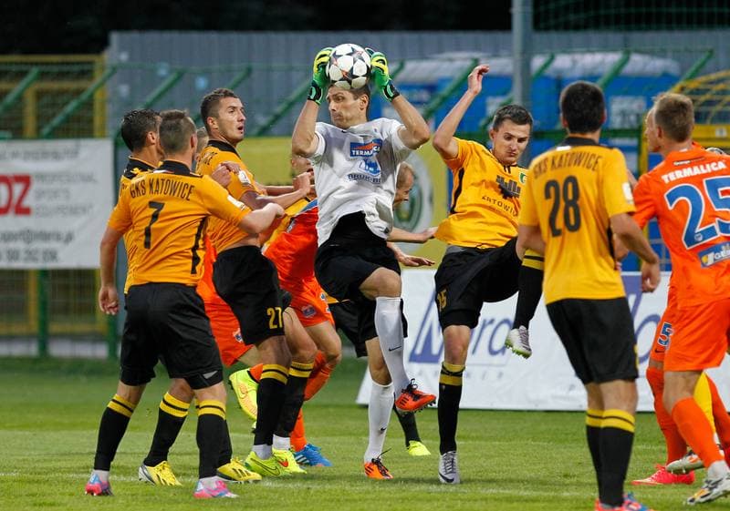 Football. I Liga. GKS Katowice - Termalica Bruk-Bet Nieciecza. 17.08.2014