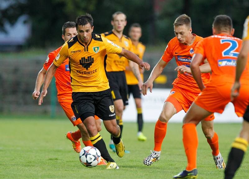 Football. I Liga. GKS Katowice - Termalica Bruk-Bet Nieciecza. 17.08.2014