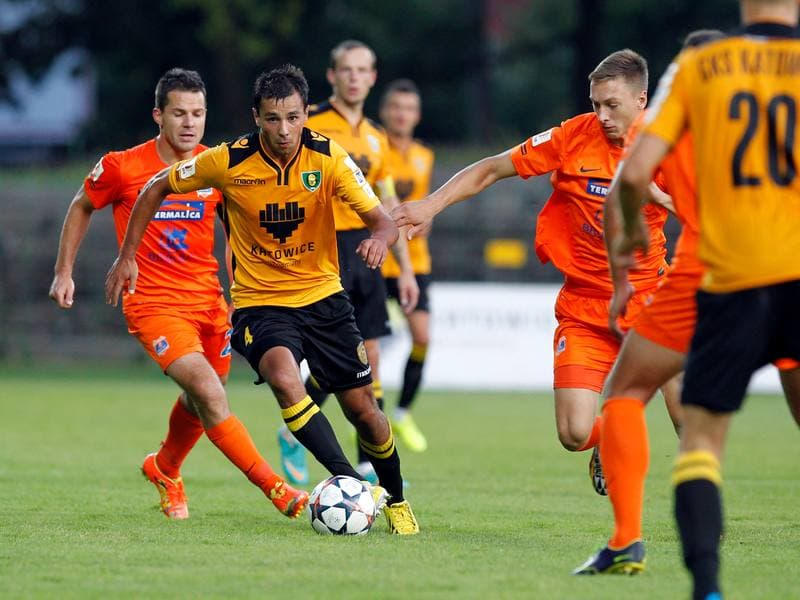 Football. I Liga. GKS Katowice - Termalica Bruk-Bet Nieciecza. 17.08.2014