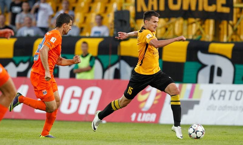 Football. I Liga. GKS Katowice - Termalica Bruk-Bet Nieciecza. 17.08.2014