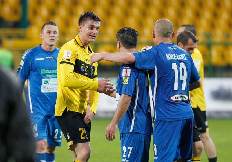 Football. I Liga. GKS Katowice - Kolejarz Stroze. 26.04.2014