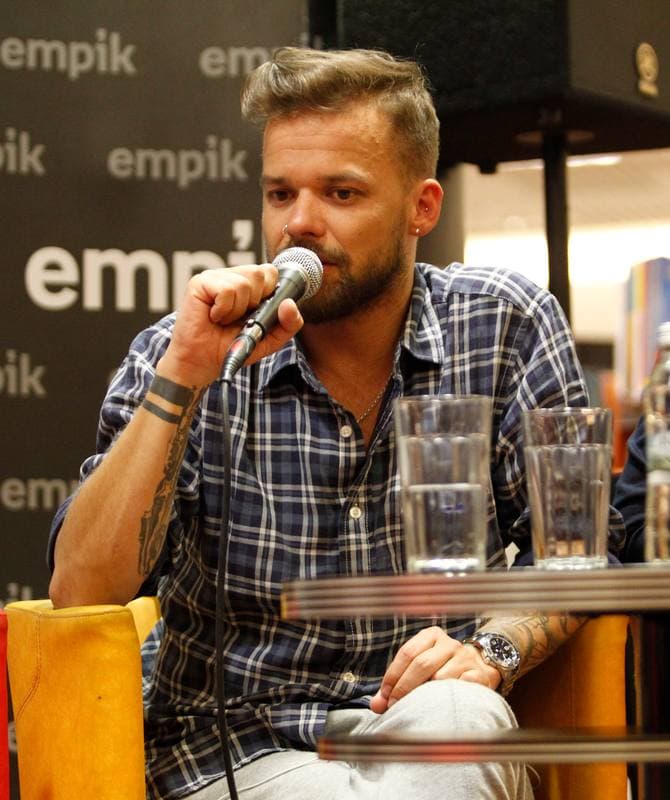 Football. Michal Pirog. Meeting with Author. 11.05.2014