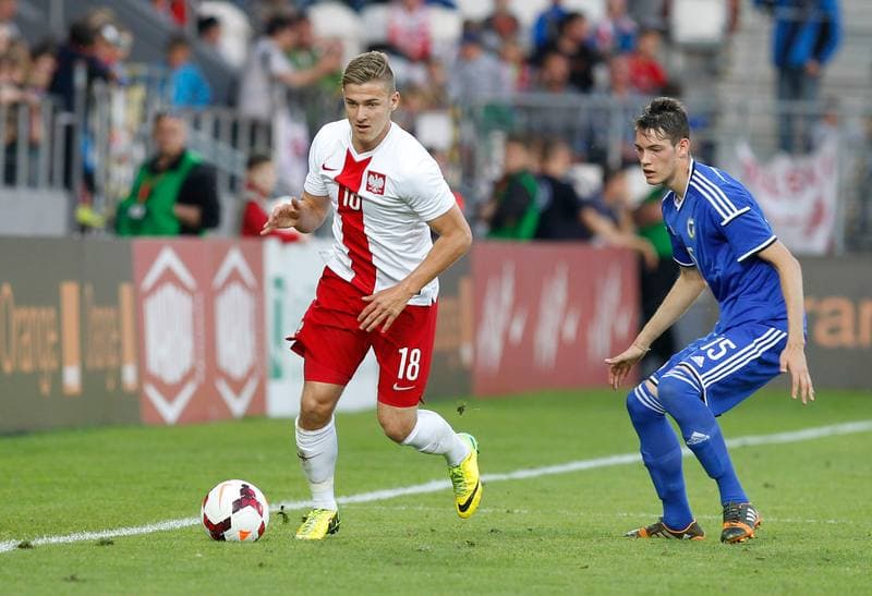 Football. International Friendly. Poland U-21 - Bosnia and Herzegovina U-21. 04.06.2014