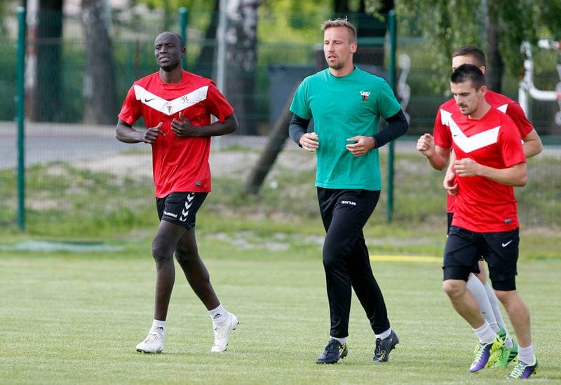 Football. GKS Tychy. Training. 23.06.2014