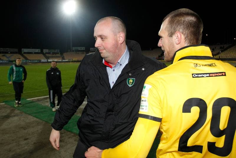 Football. I Liga. Energetyk ROW Rybnik - GKS Katowice. 17.04.2014