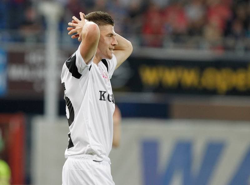 Football. T-Mobile Ekstraklasa. Piast Gliwice - Zaglebie Lubin. 23.05.2014