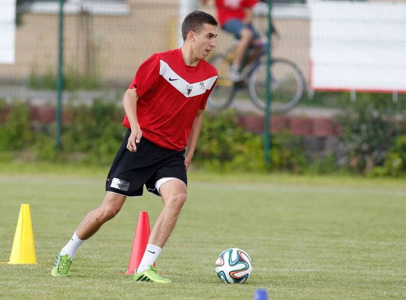 Football. GKS Tychy. Training. 23.06.2014