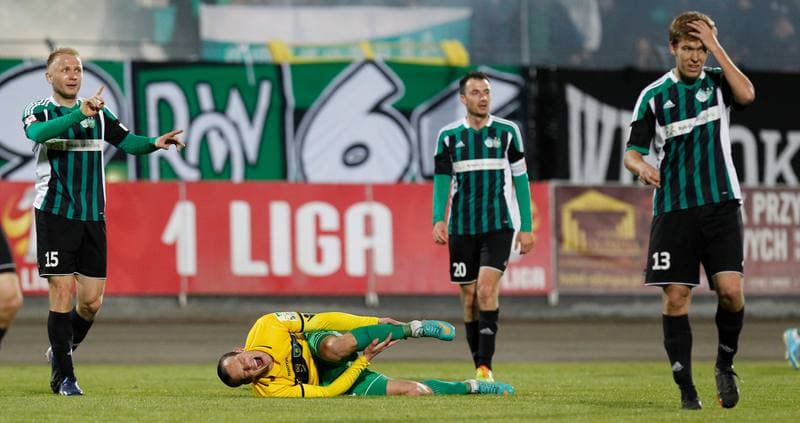 Football. I Liga. Energetyk ROW Rybnik - GKS Katowice. 17.04.2014