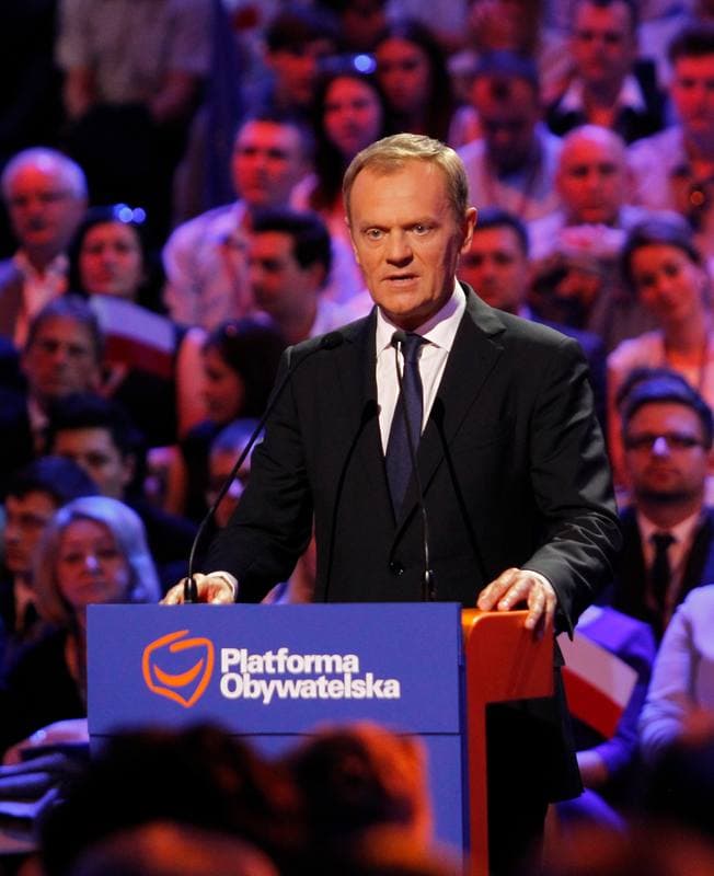 Civic Platform. Katowice. Press Conference. 23.05.2014