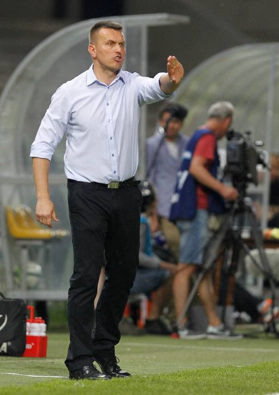 Football. T-Mobile Ekstraklasa. Podbeskidzie Bielsko Biala - Widzew Lodz. 22.05.2014