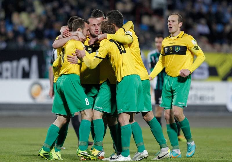 Football. I Liga. Energetyk ROW Rybnik - GKS Katowice. 17.04.2014