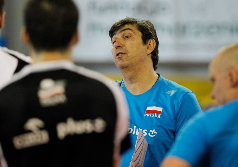 Volleyball. Poland national team. Training. 10.06.2014