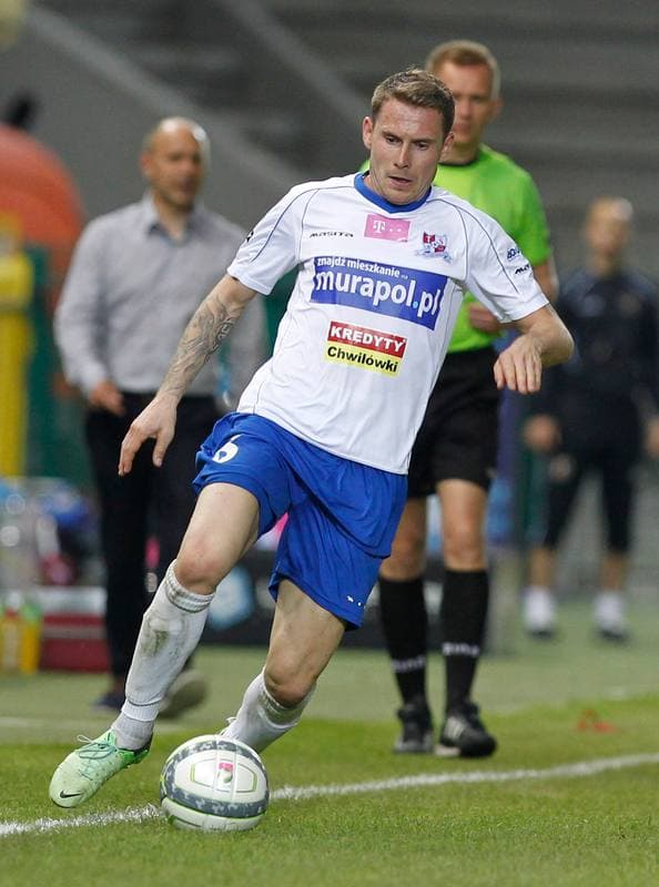 Football. T-Mobile Ekstraklasa. Podbeskidzie Bielsko Biala - Widzew Lodz. 22.05.2014