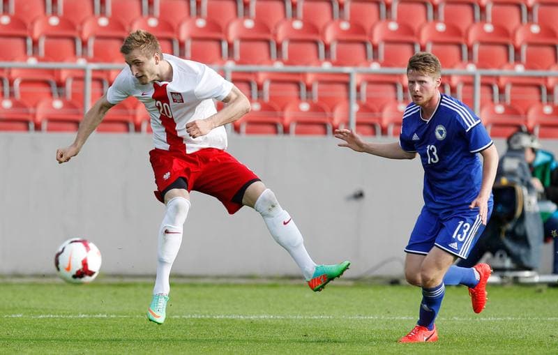 Football. International Friendly. Poland U-21 - Bosnia and Herzegovina U-21. 04.06.2014