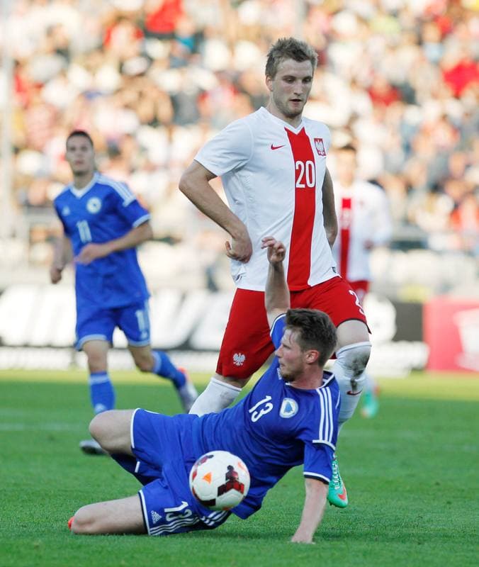 Football. International Friendly. Poland U-21 - Bosnia and Herzegovina U-21. 04.06.2014