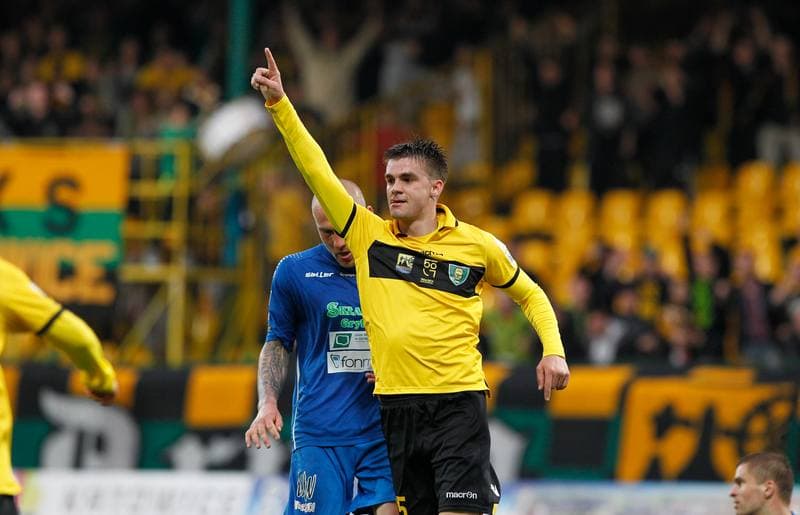 Football. I Liga. GKS Katowice - Kolejarz Stroze. 26.04.2014