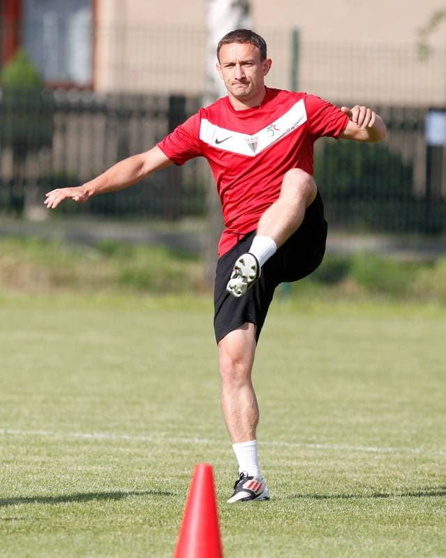 Football. GKS Tychy. Training. 23.06.2014