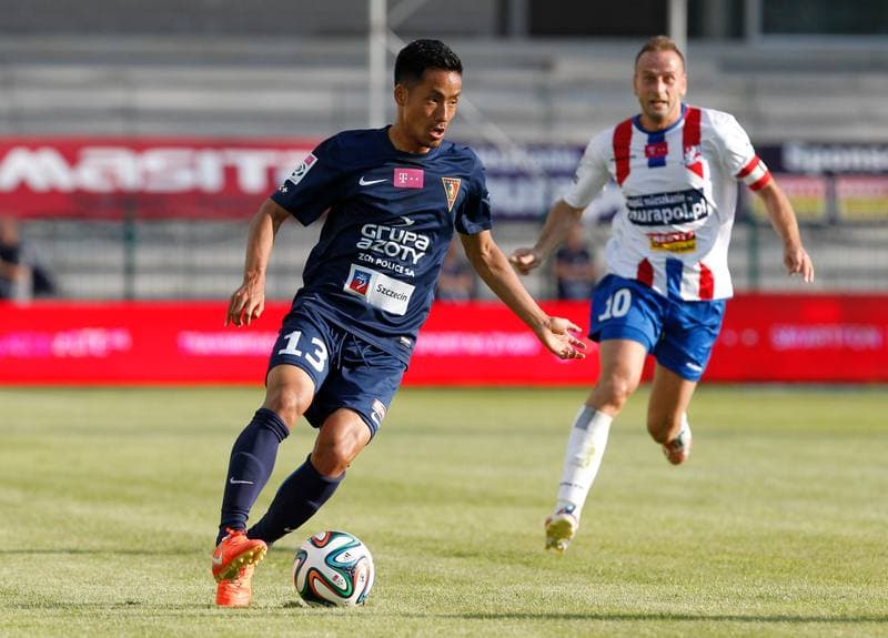 Football. T-Mobile Ekstraklasa. Podbeskidzie Bielsko Biala - Pogon Szczecin. 18.07.2014