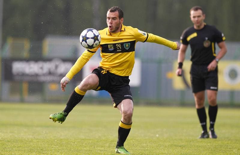 Football. I Liga. GKS Katowice - Kolejarz Stroze. 26.04.2014
