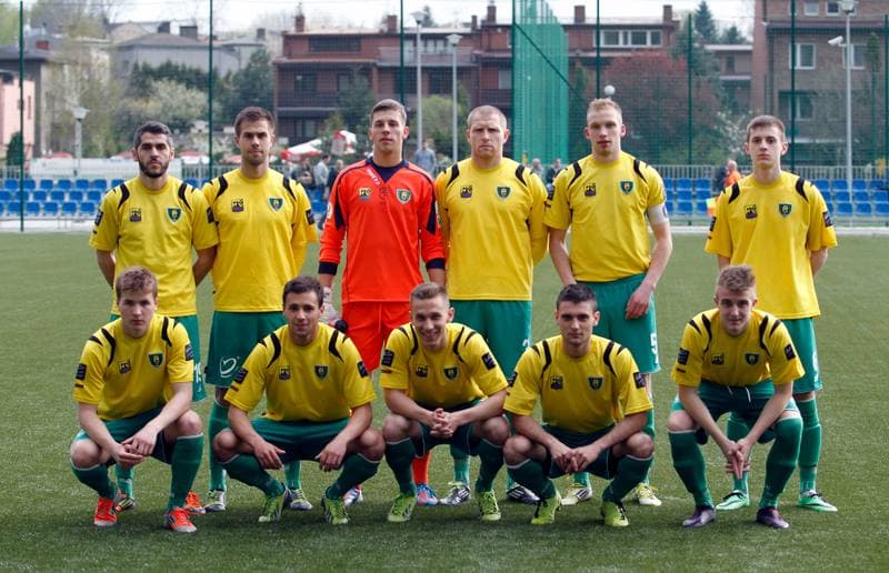 Football. IV Liga. GKS II Katowice - Iskra Pszczyna. 18.04.2014