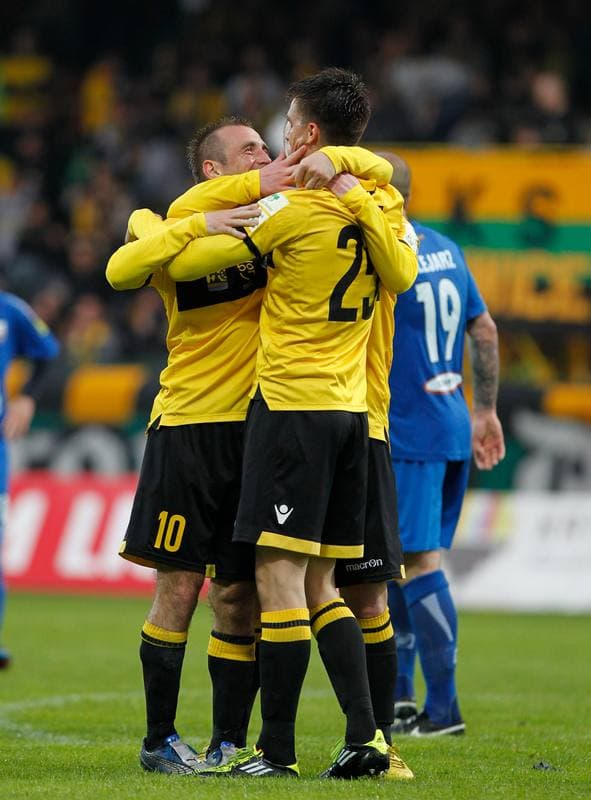 Football. I Liga. GKS Katowice - Kolejarz Stroze. 26.04.2014