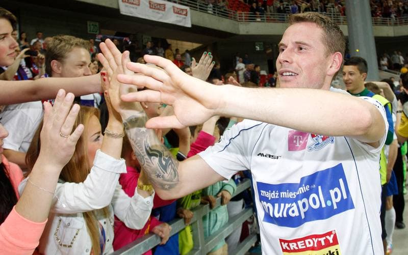Football. T-Mobile Ekstraklasa. Podbeskidzie Bielsko Biala - Widzew Lodz. 22.05.2014