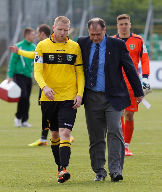 Football. I Liga. Puszcza Niepolomice - GKS Katowice. 04.05.2014