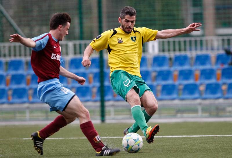 Football. IV Liga. GKS II Katowice - Iskra Pszczyna. 18.04.2014
