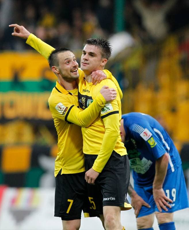 Football. I Liga. GKS Katowice - Kolejarz Stroze. 26.04.2014