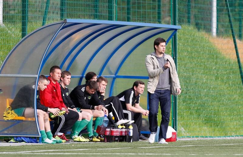 Football. IV Liga. GKS II Katowice - Iskra Pszczyna. 18.04.2014