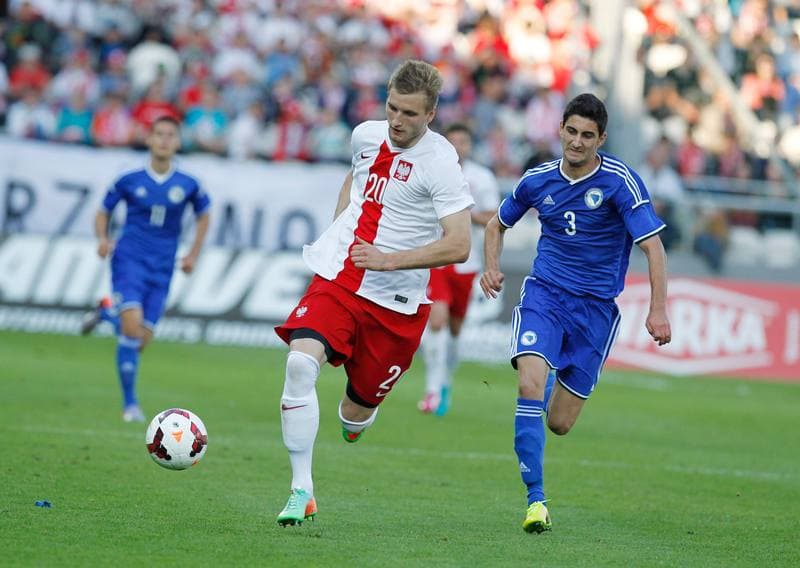 Football. International Friendly. Poland U-21 - Bosnia and Herzegovina U-21. 04.06.2014