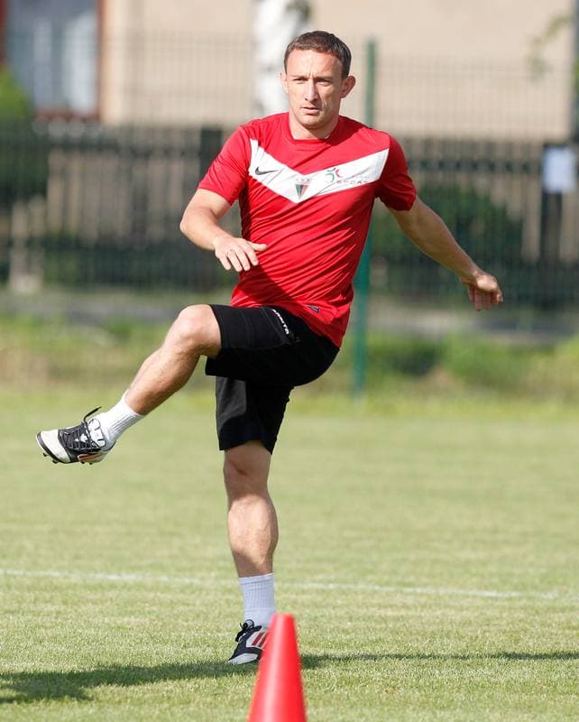 Football. GKS Tychy. Training. 23.06.2014