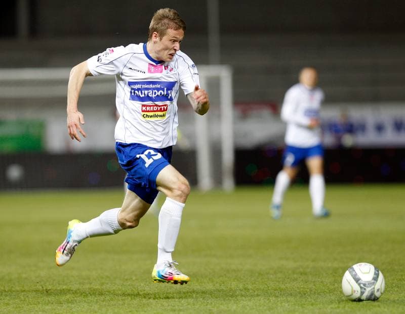 Football. T-Mobile Ekstraklasa. Podbeskidzie Bielsko Biala - Widzew Lodz. 22.05.2014